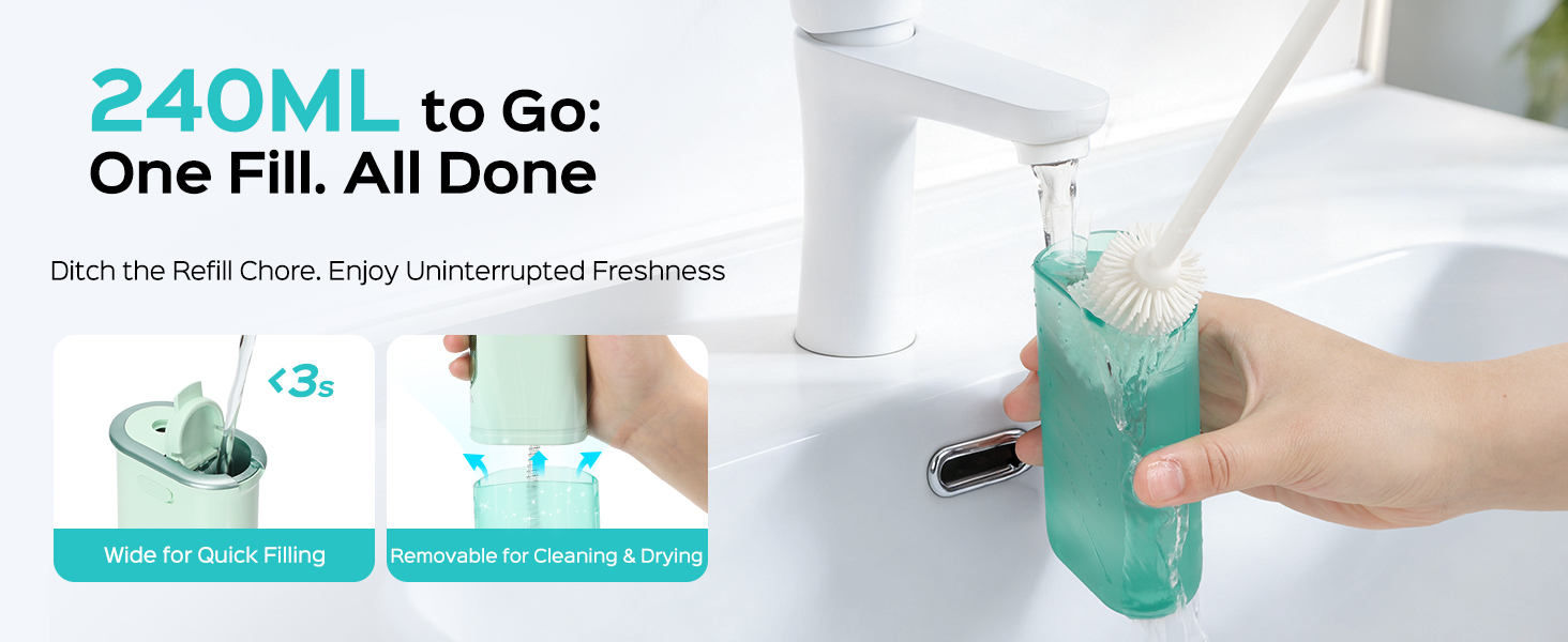 COSLUS T50 Portable Water Flosser for Travel