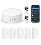 WiFi Door Alarm System, Wireless DIY Smart Home Security System, with Phone APP Alert, 8 Pieces-K...