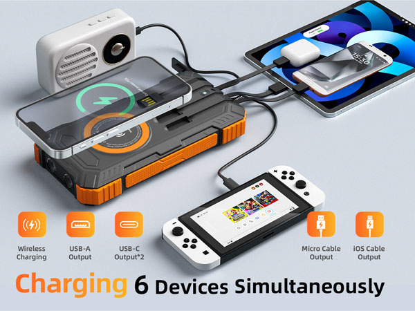 Charging 6 devices simultaneously