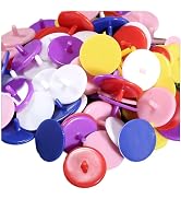 Galepromot 50 PCS Golf Ball Marker 18mm Random Color Plastic Ball Mark On-Course Accessories