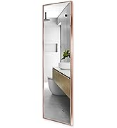 PETAFLOP 14x48 Inch Full Length Mirror Wall Mounted, Large Door Mirror with Rectangular Framed fo...