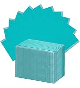 ProtectX 50Pcs Disposable Dental Bibs Green 13"x18", 3 Ply Waterproof Tattoo Bib Sheet, High Abso...
