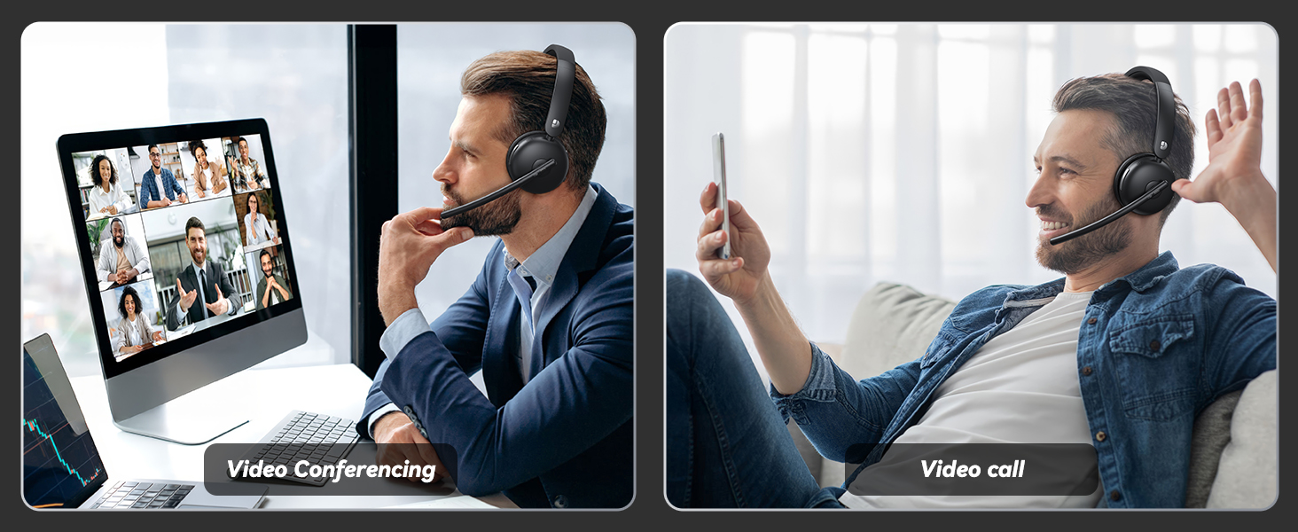 Wireless Headset with Mic