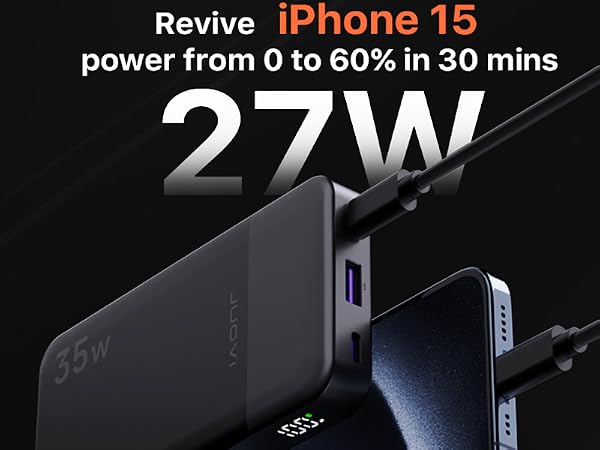 powerbank fast charging power bank Type c portable battery charger