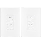 BN-LINK Countdown Timer Switch for Exhaust Fan, Bathroom Fan Light Switch Timer 1-5-10-20-30-60mi...