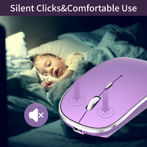 Silent click and comfortable use-silent wireless mouse