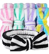 Teenitor Makeup Headband, Spa Headband For Girls, Bow Headbands, Fluffy Headbands for Washing Fac...