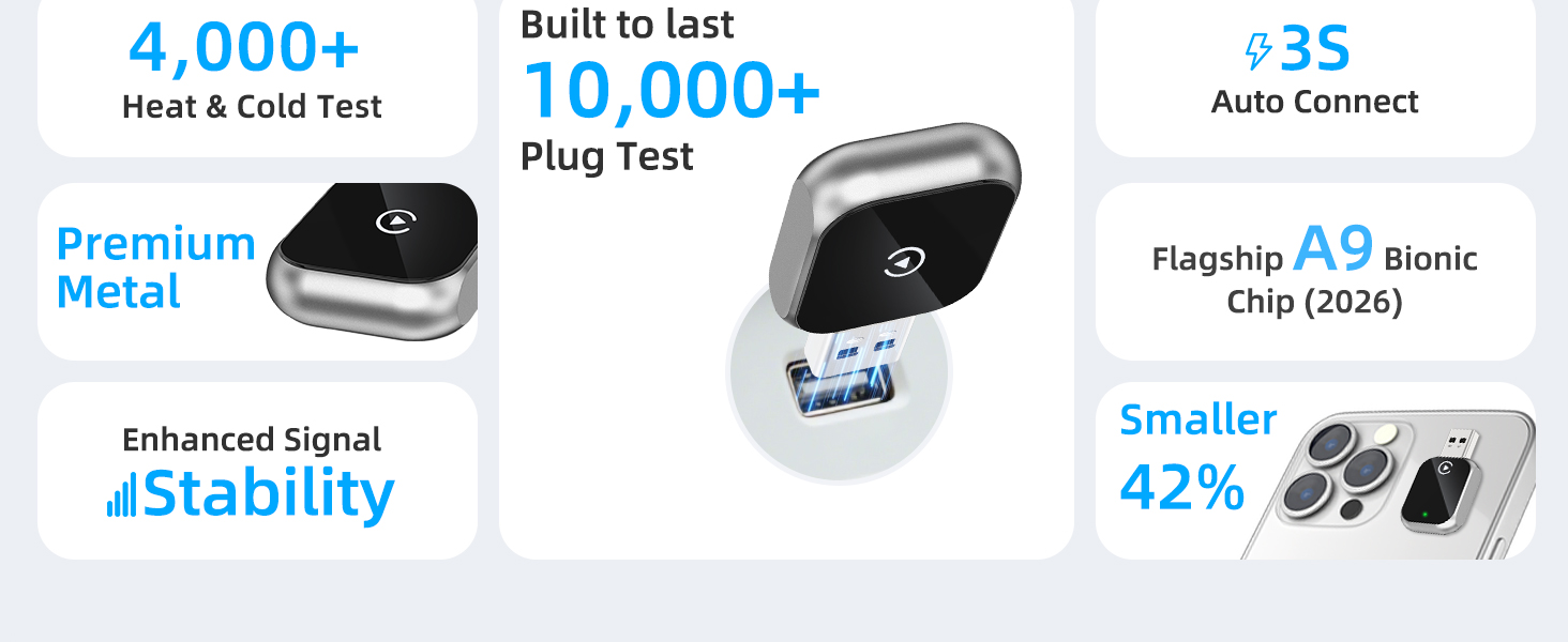 Wireless Carplay Adapter Apple Dongle