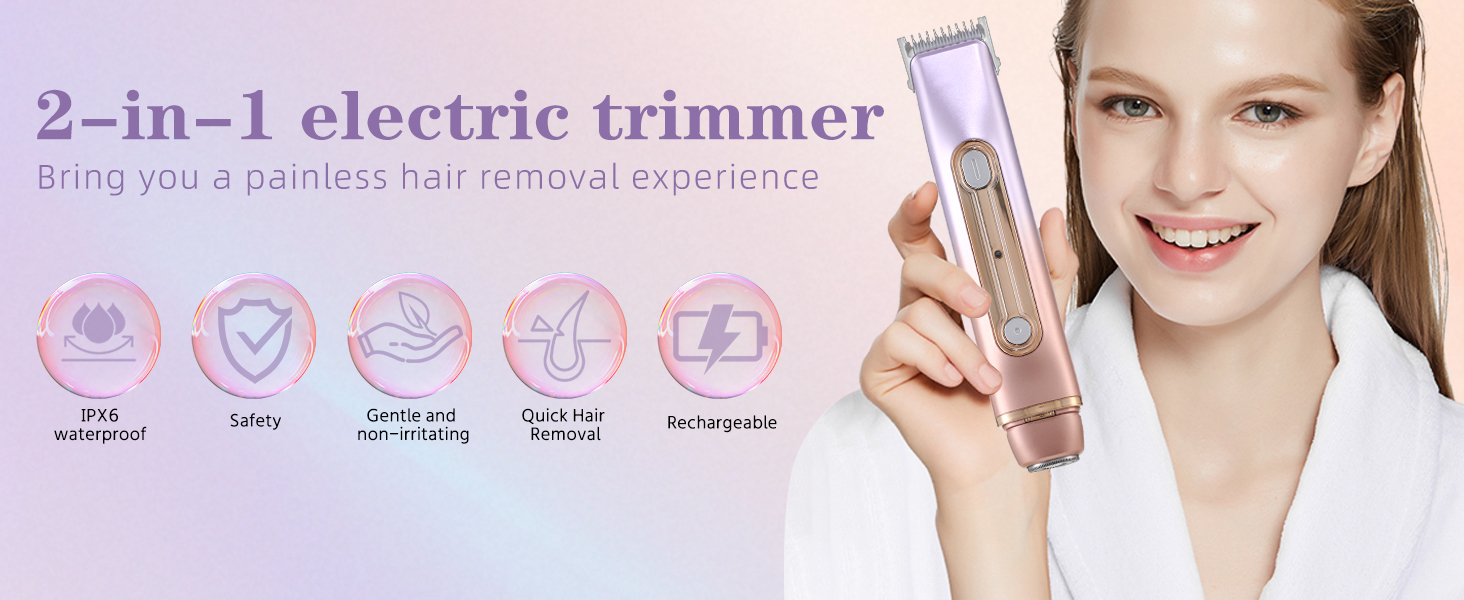 Glow Aura Womens Shaver