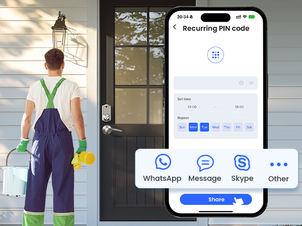 Veise Fingerprint Smart Door Lock
