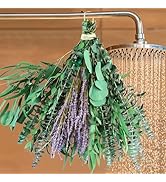 5 Kinds Eucalyptus & Lavender Flowers Bundles for Shower, 17'' Real Fresh Eucalyptus Leaves, Show...