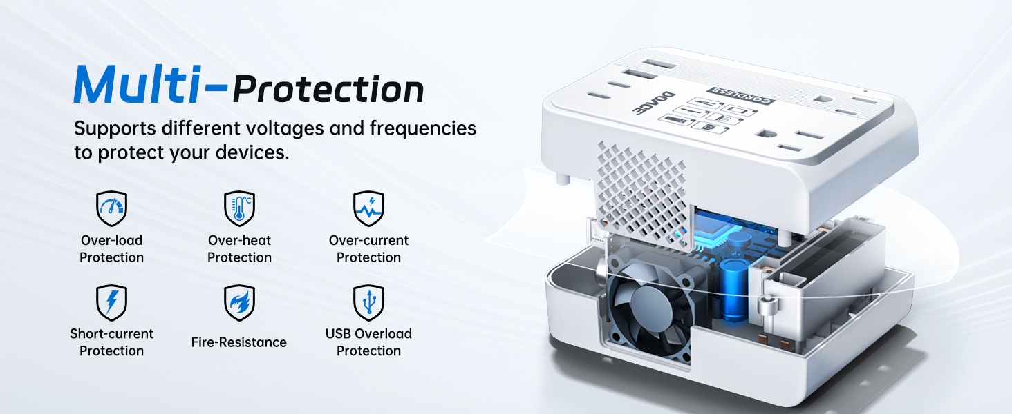 power converter adapter combo