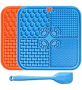 Lick Mat for Dogs, Dog Lick Mat with Suction Cups, Dog Food Mat and Slow Feeder Cat Bowl for Dog ...