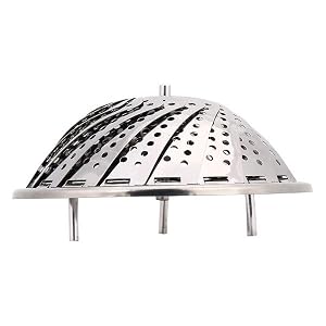 folded steaming basket