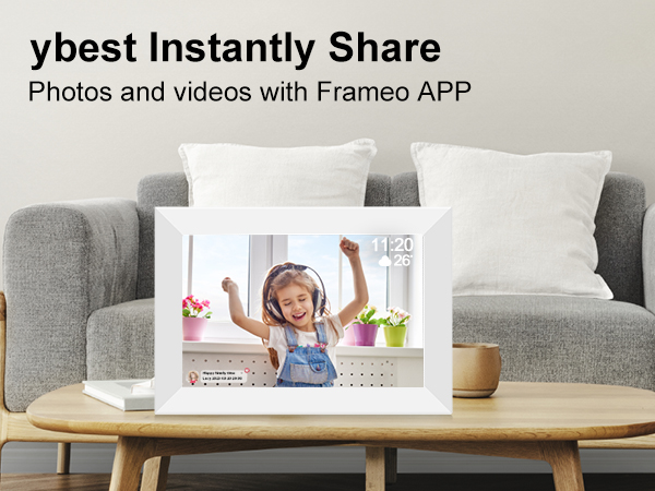 10.1 inch Digital Picture Frames,Digital Photo Frame white