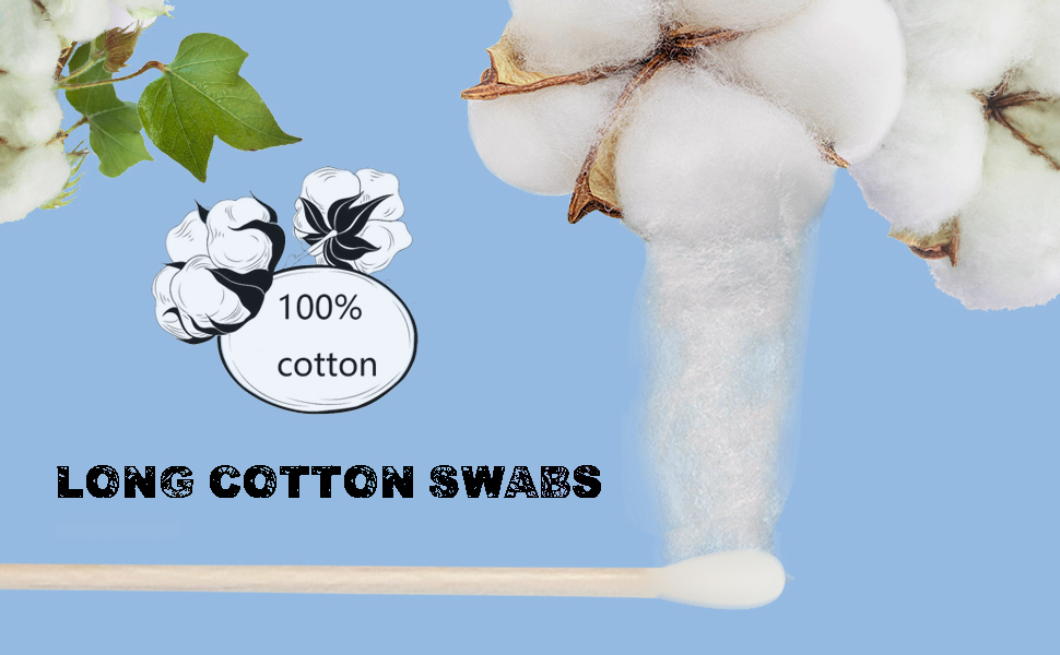 long cotton swabs