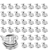 Dpwrrot 36 Packs 1/2" Cable Connectors for Romex, Zinc Alloy Wire Clamps for Metallic Conduit Pro...
