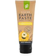Redmond Earthpaste with Silver - Natural Non-Fluoride Toothpaste, 4 Ounce Tube (Lemon Twist)