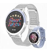 PROTKPETS Smart Watch for Women,24H Activity Tracking,0.39 inch Ultra-Thin | Bluetooth Calls & AI...