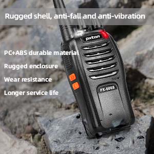 pxton walkie talkies hard shell