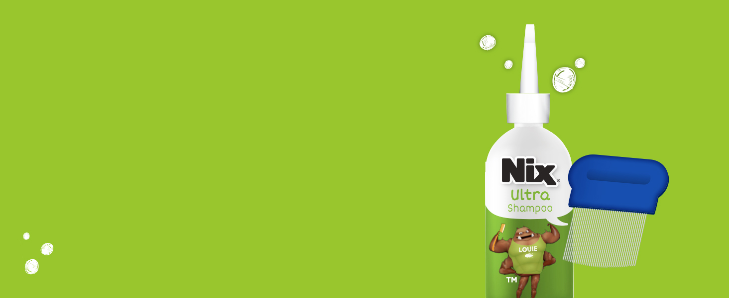 Nix Ultra Lice Shampoo is a lice treatment and comes with a lice comb.