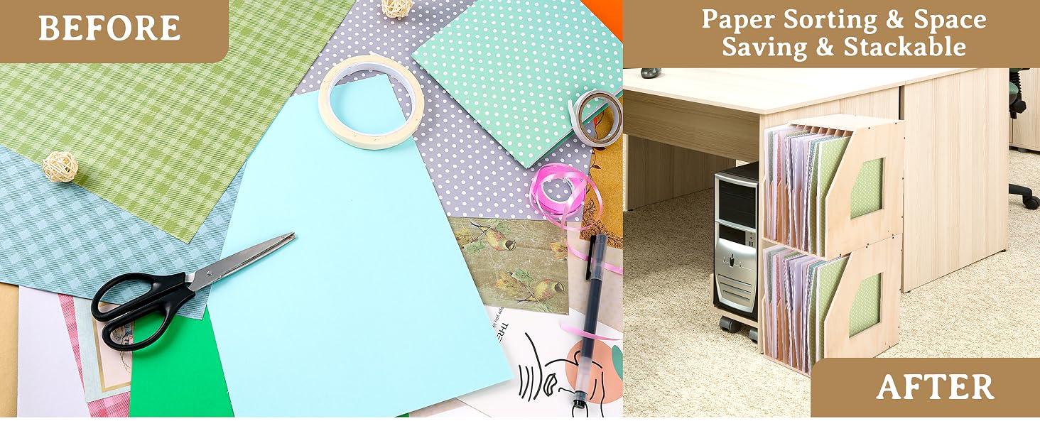 Scrapbook Paper Storage Holder