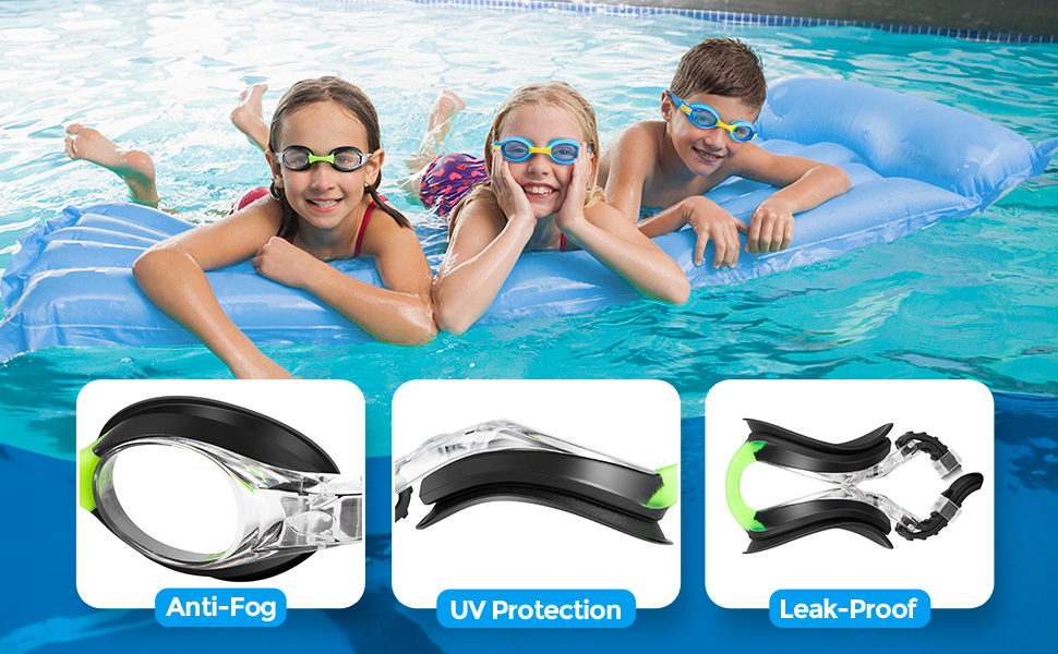 Unisex-Child Swim Goggles