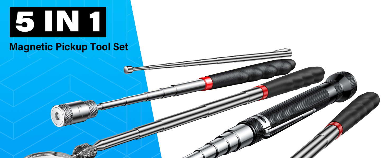 5 in 1 Magnetic Pick Up Tool