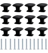 Garkup Kitchen Drawers Black Cabinet Knobs,Drawer Dresser Knobs Matte Black, Drawer Pulls Door Ha...