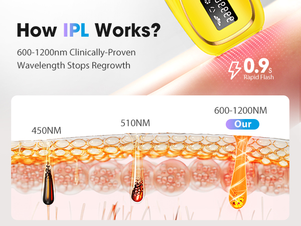 ipl hair removal laser device