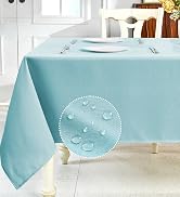 Light Blue Tablecloth