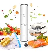 Handheld Vacuum Sealer for Food Storage, Rechargeable Vacuum Sealer Pump for Reuseable Food Saver...