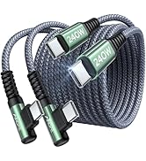 AINOPE 240W USB C to USB C Cable (6.6ft 2Pack Chubby USB C) USB C to USB C Fast Charging Cable, R...
