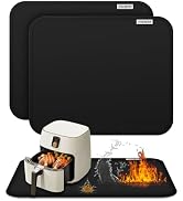FIREWESS Heat Resistant Mat for Air Fryer,Deep Fryer,Oven, Hot Pads for Kitchen Counter Heat Prot...