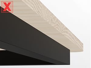 no apron edge