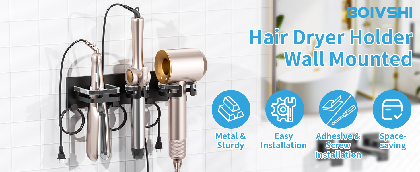 hair dryer holder