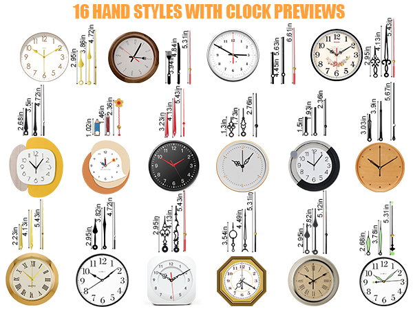 Quartz Clock Movement Repair Kit