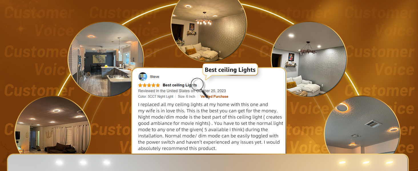 recessed night light