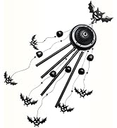 Yblenic Bat Windchimes Decor Wind Chimes for Outside Decorations Metal Windchime with Hook Suitab...