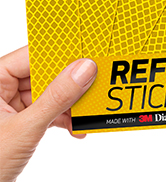 reflective stickers 3m tape mailbox reflectors for helmet vinyl hard hat sticker car