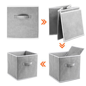 fabric storage cubes