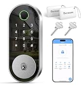 Smart Door-Lock Keyless-Entry Keypad Deadbolt: Electronic Door Lock with Code Passcode, Fingerpri...
