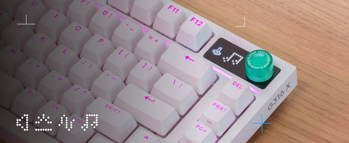 a white keyboard