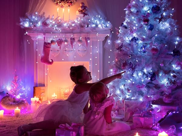 2024 KTDE white christmas trees