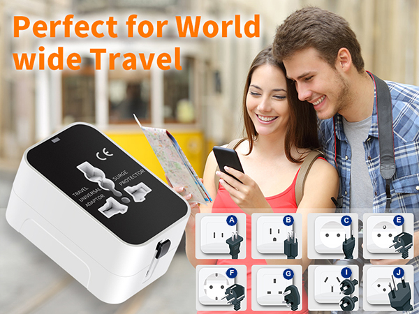 all in one universal international plug outlet converter power adapter charger TYPE G C A I B N L E