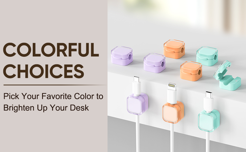 magnetic cable clips cable organizer