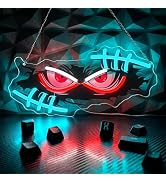 Astuddy Devil Eyes Neon Sign for Gaming Room Decor,Neon Signs for Wall Decor,USB Powered Dimmable...