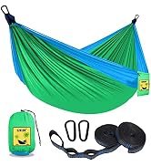 SZHLUX Kids Hammock - Kids Camping Gear, Camping Accessories with 2 Tree Straps and Carabiners fo...
