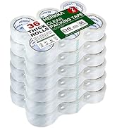 HERKKA Clear Packing Tape, 36 Rolls Heavy Duty Packaging Tape for Shipping Packaging Moving Seali...