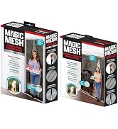 Magic Mesh Deluxe & Double Door | Magnetic Screen Door, Heavy Duty Magnetic Closure, Door Net, Bu...